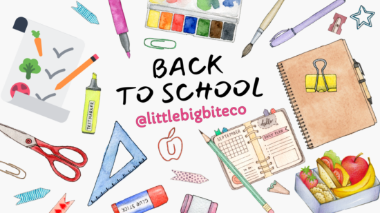 back to school meal idea little big bite cookbook