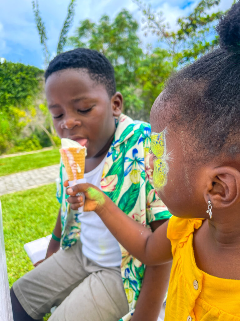 kids sharing food little big bite