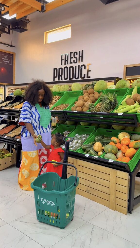 Kids Exploring Food Variety at the Market